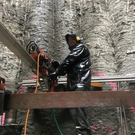 Perforationsbohrungen in 18m Tiefe