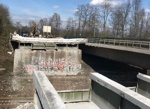 2.Bauabschnitt Brückendemontage – Zusatzauftrag vom AG